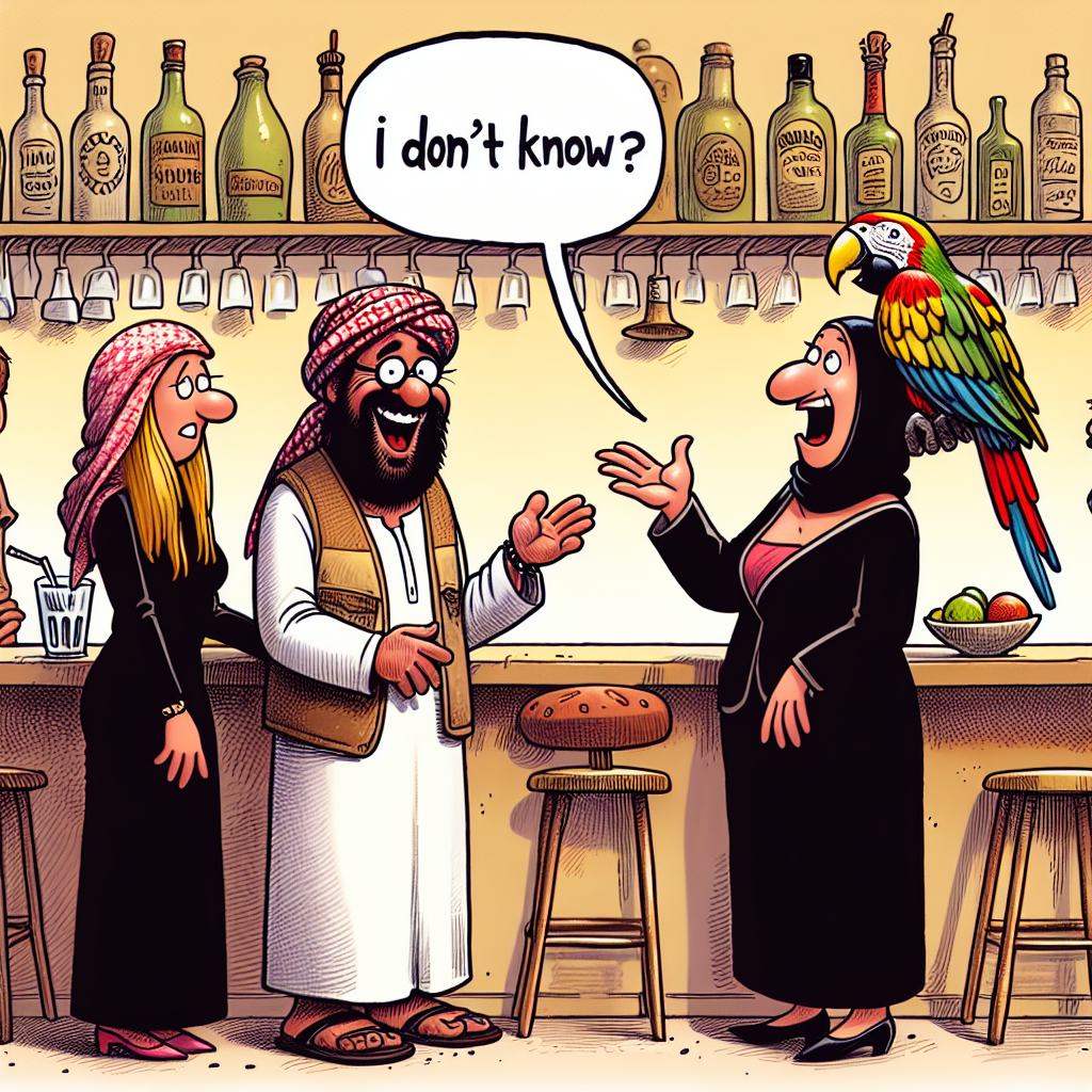 MIM joke: A man walked into a bar with a parrot on his shoulder. Th...