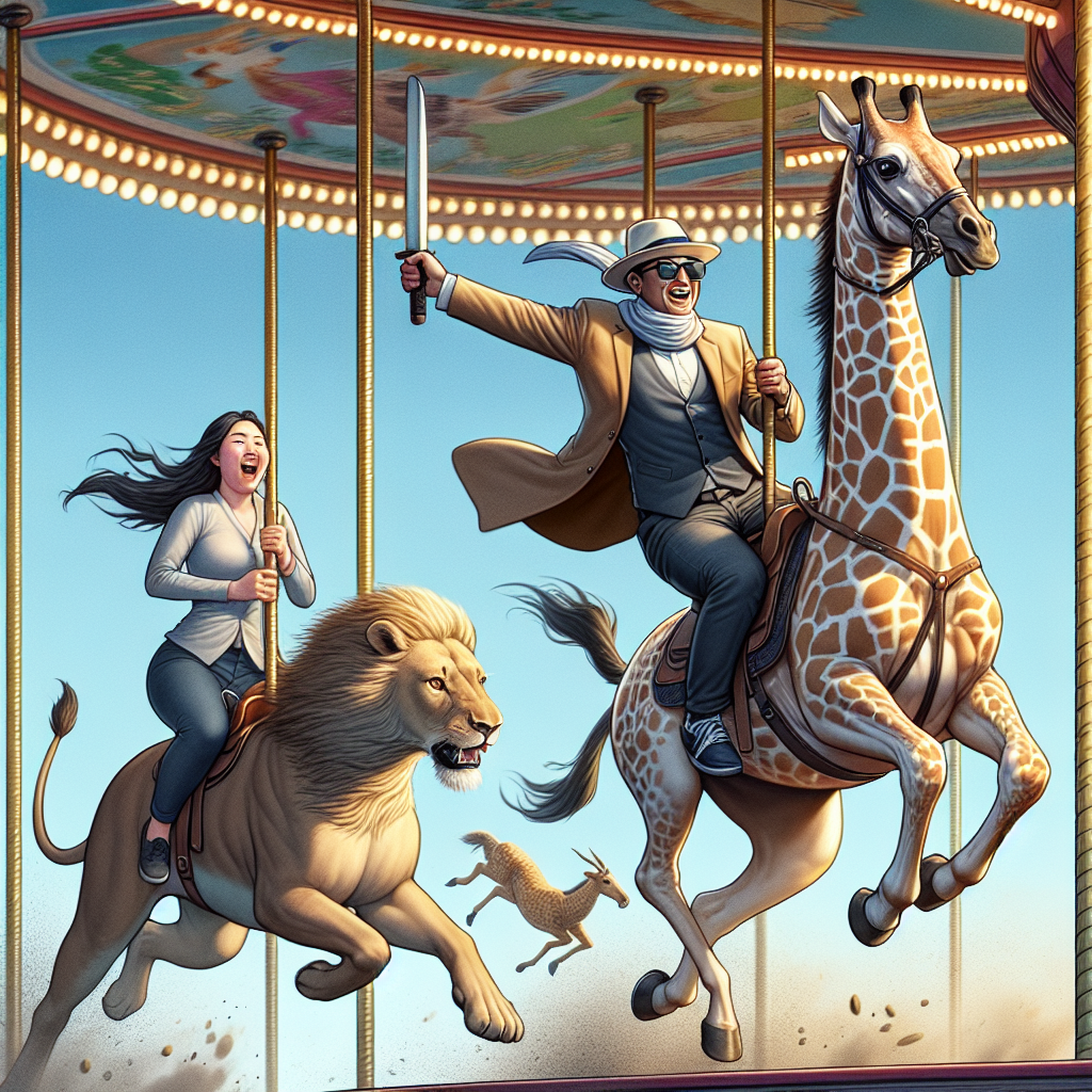 MIM joke: You are on a horse riding full gallop. Next to you is a g...