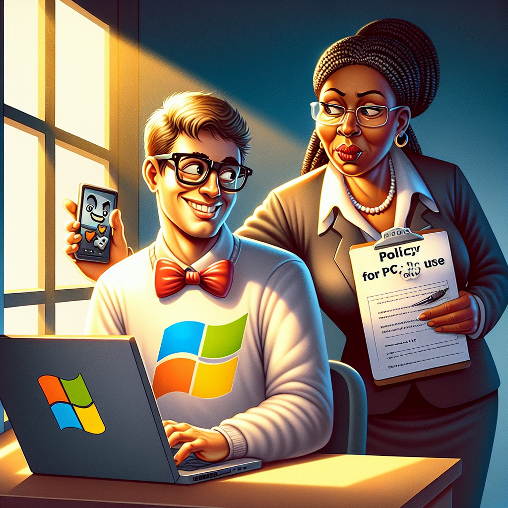 MIM joke: Why did the Windows tech guy get in trouble for goofing o...