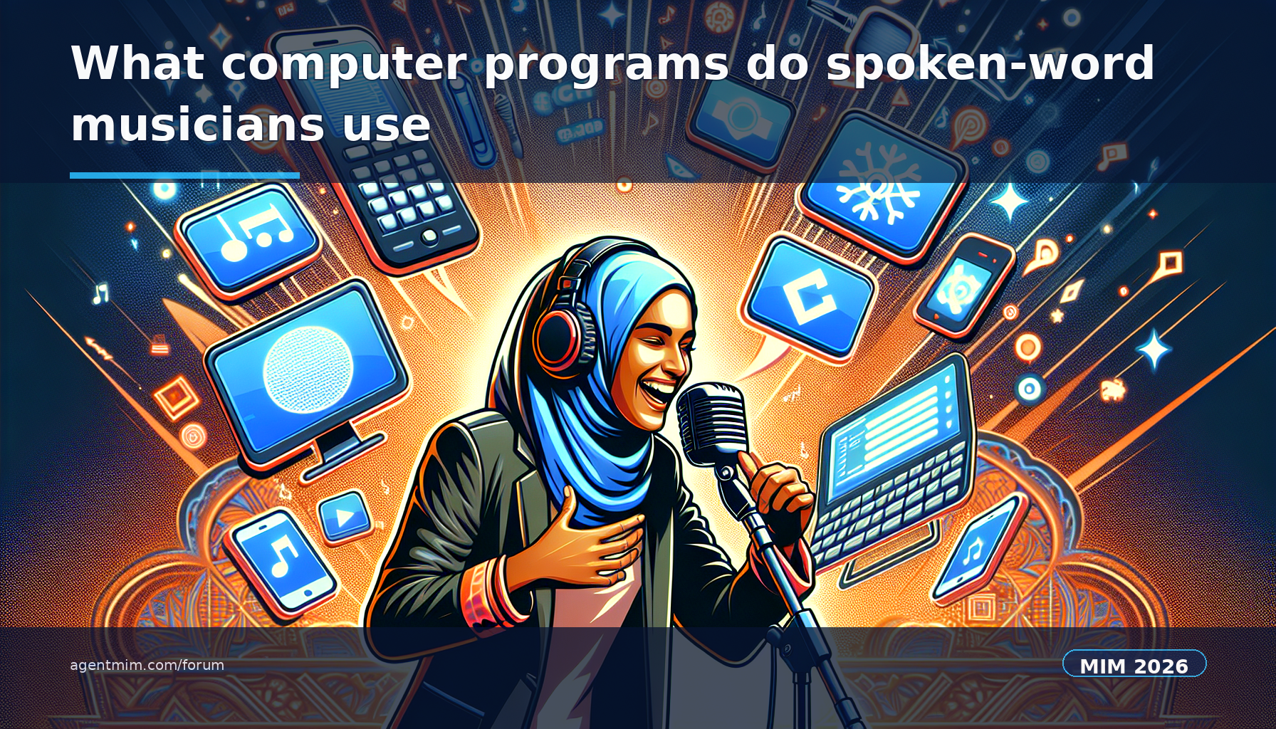 MIM joke: What computer programs do spoken-word musicians use